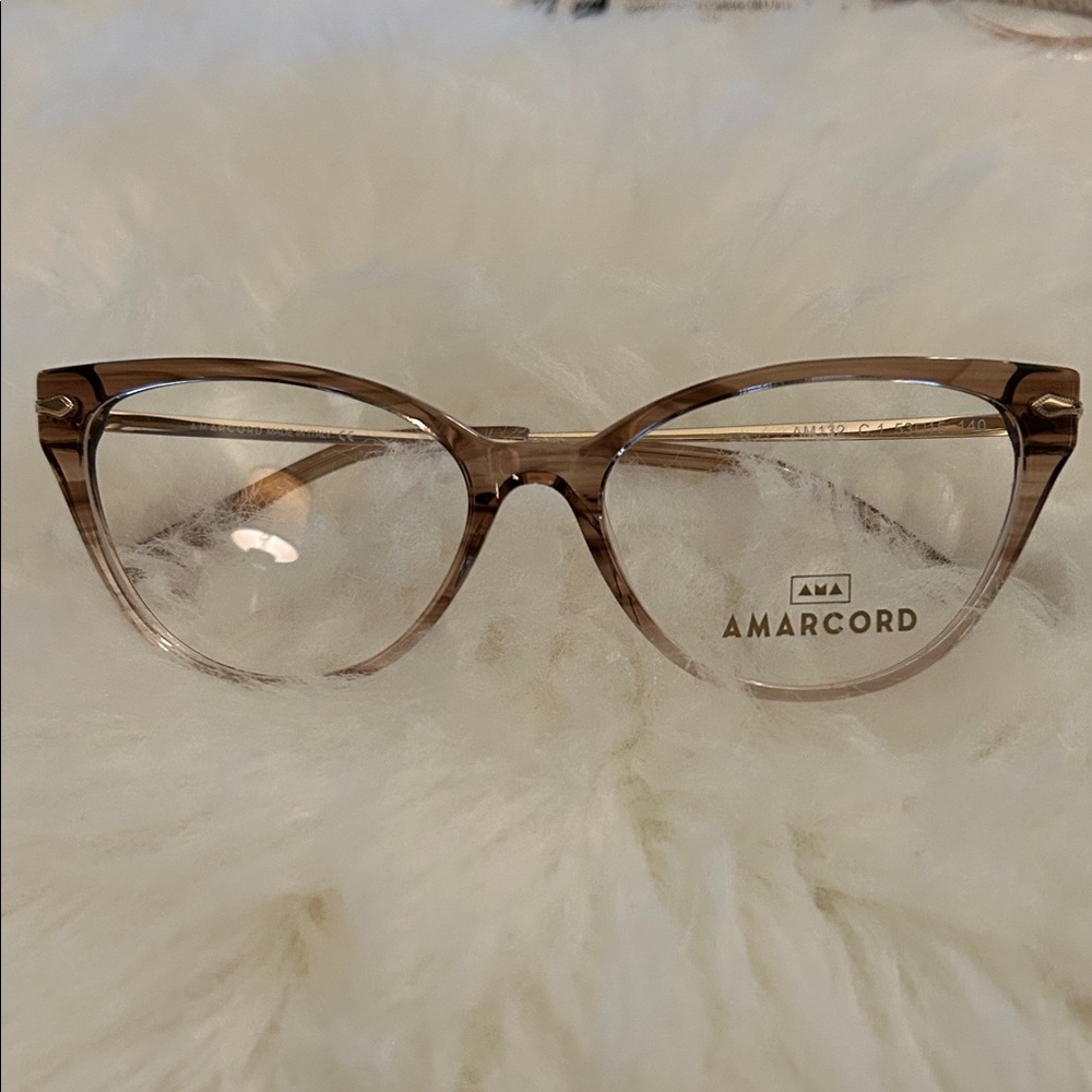 Amarcord Brown Women's Glasses - Picture 4 of 5
